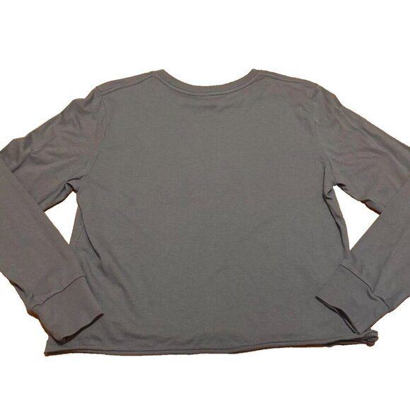 Billabong Ladies Logo Gray Long Sleeve T-Shirt Size S/P STYLE# JT87NBIT - Picture 5 of 5